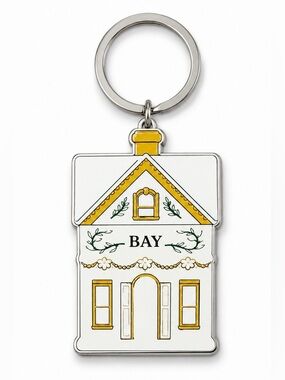 2/$25 Lenox Spice Village Inspired Bay House Keychain with Key Ring